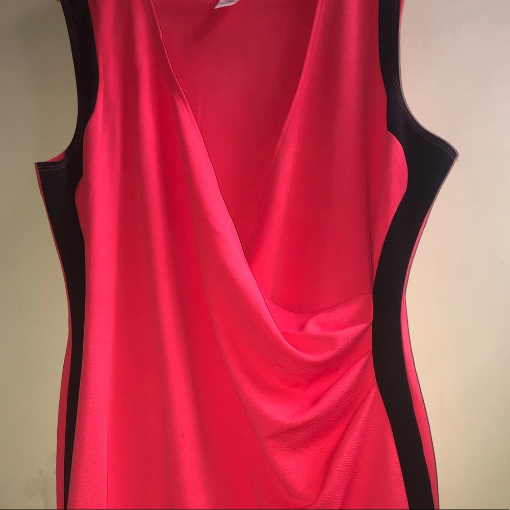 Dani’s closet,black and peach pink maxi dress